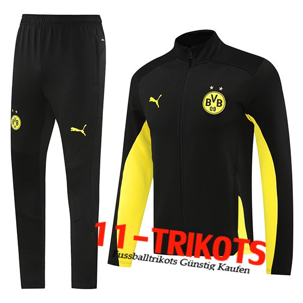 Dortmund Trainingsanzug Trainingsjacke Schwarz/Gelb 2024/2025