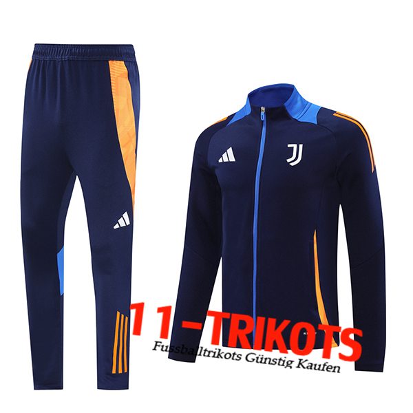 Juventus Trainingsanzug Trainingsjacke Königsblau 2024/2025 -02