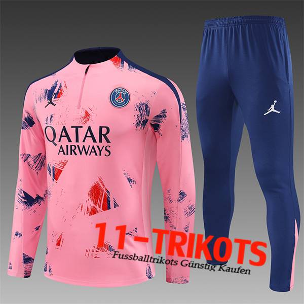 PSG Trainingsanzug Kinder Rosa/Blau 2024/2025