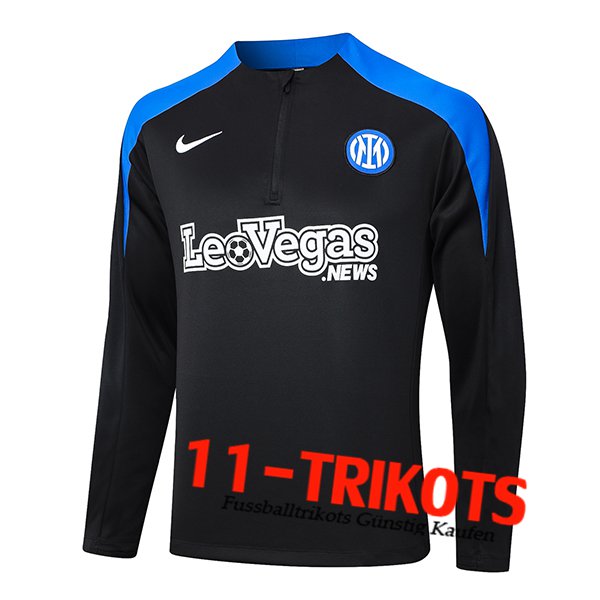 Inter Milan Training Sweatshirt Schwarz/Blau 2024/2025