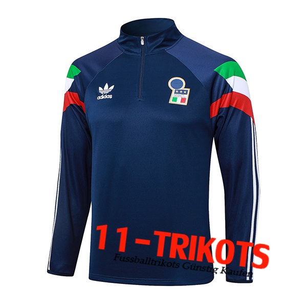 Italien Training Sweatshirt Dunkelblau 2024/2025