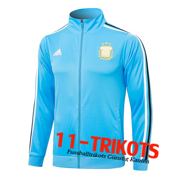 Argentinien Trainingsjacke Blau 2024/2025 -02