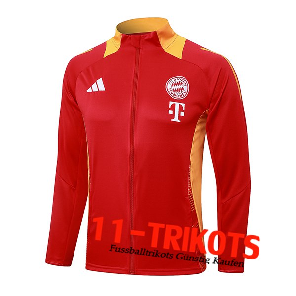 Bayern Munchen Trainingsjacke Rot/Orange 2024/2025 -02