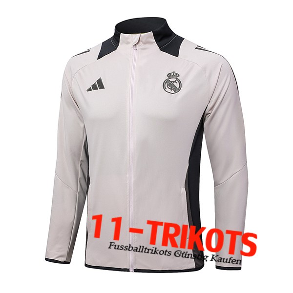 Real Madrid Trainingsjacke Rosa/Grau 2024/2025