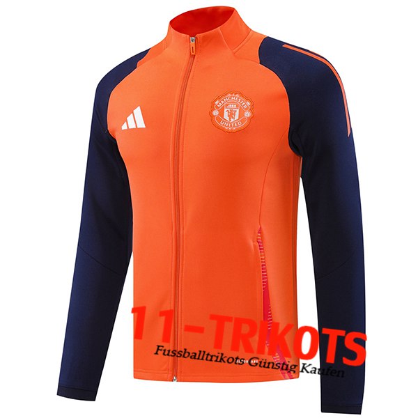 Manchester United Trainingsjacke Orange/lila 2024/2025