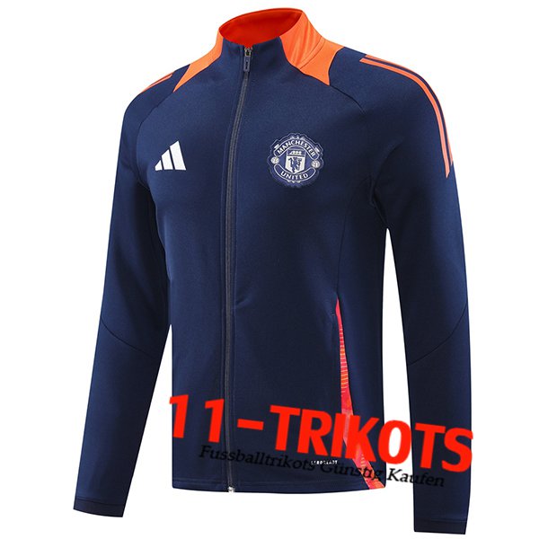 Manchester United Trainingsjacke Königsblau 2024/2025