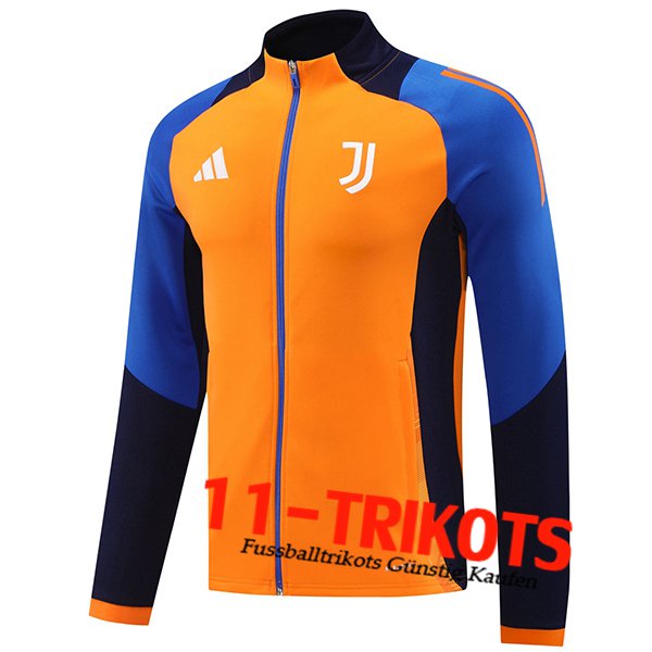 Juventus Trainingsjacke Orange/Blau 2024/2025