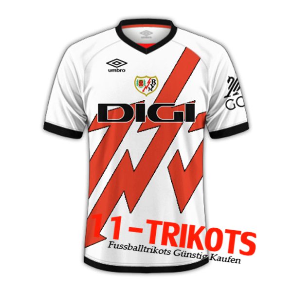 Neues Rayo Vallecano Heimtrikot 2024/2025