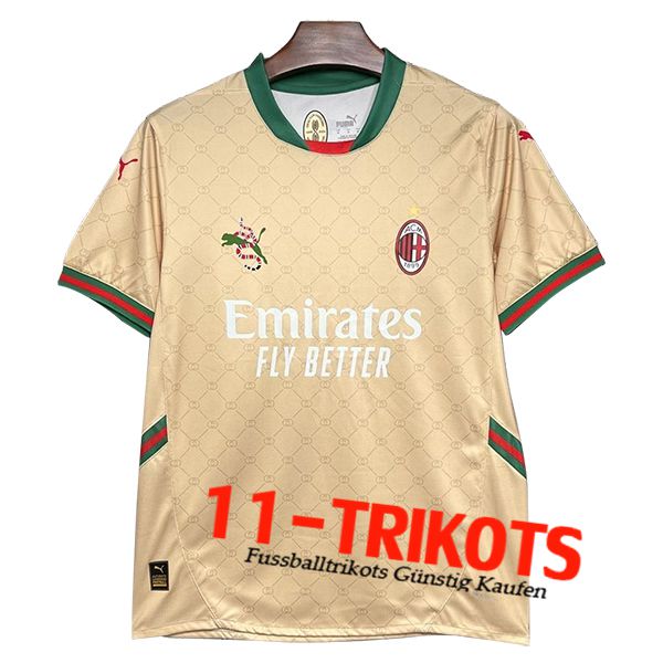 AC Milan Fussball Trikots Special Edition Gelb 2024/2025