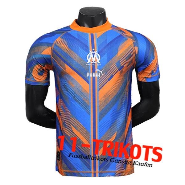 Marseille OM Fussball Trikots Special Edition Orange/Blau 2024/2025