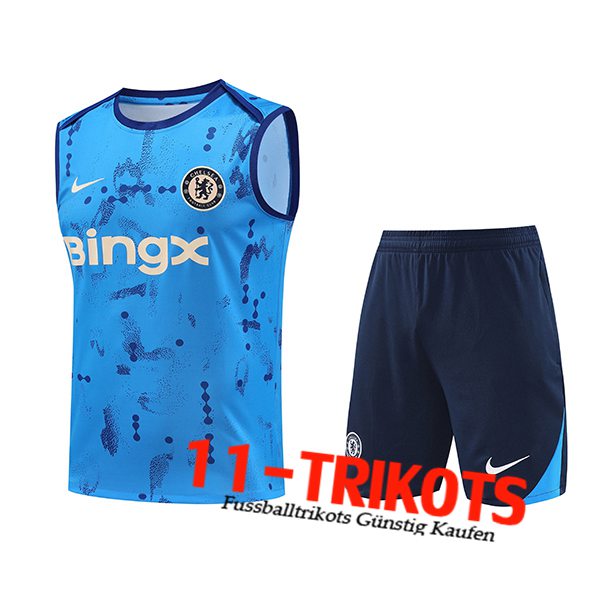 FC Chelsea Trainings-Tanktop Blau 2024/2025