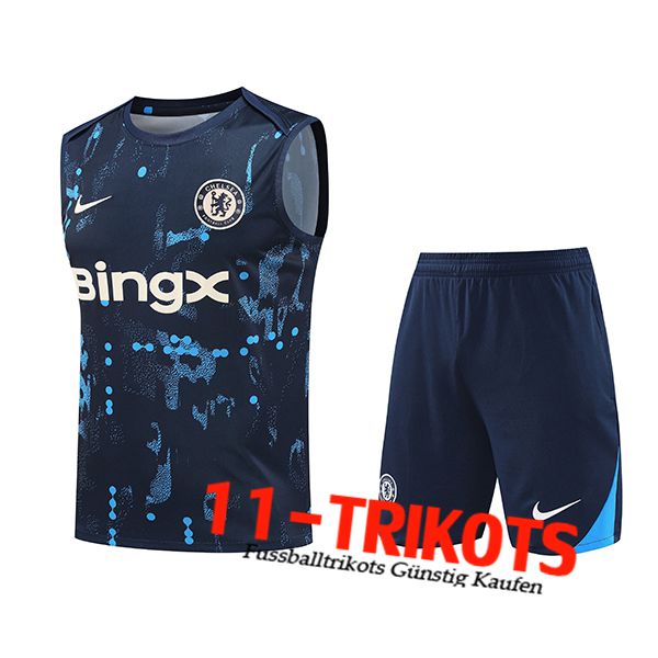 FC Chelsea Trainings-Tanktop Dunkelblau 2024/2025