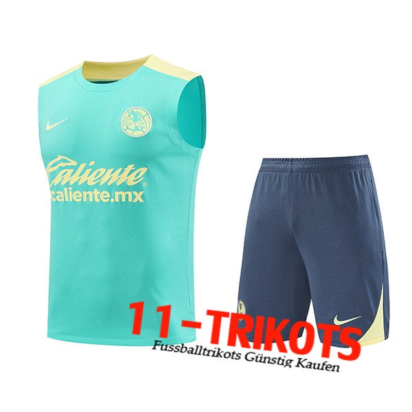 Club America Trainings-Tanktop Grün/Gelb 2024/2025