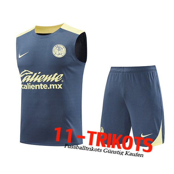 Club America Trainings-Tanktop Grau/Gelb 2024/2025