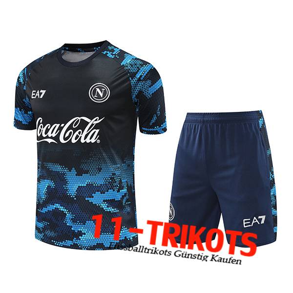 SSC Neapel Trainingstrikot Schwarz/Blau 2024/2025