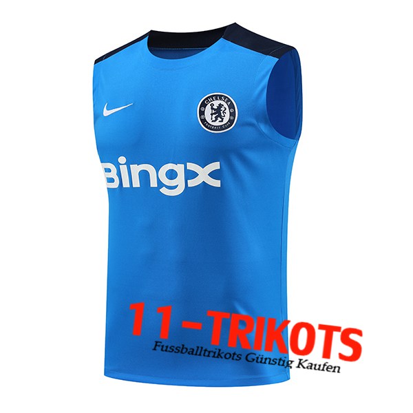 FC Chelsea Trainings-Tanktop Blau 2024/2025 -02