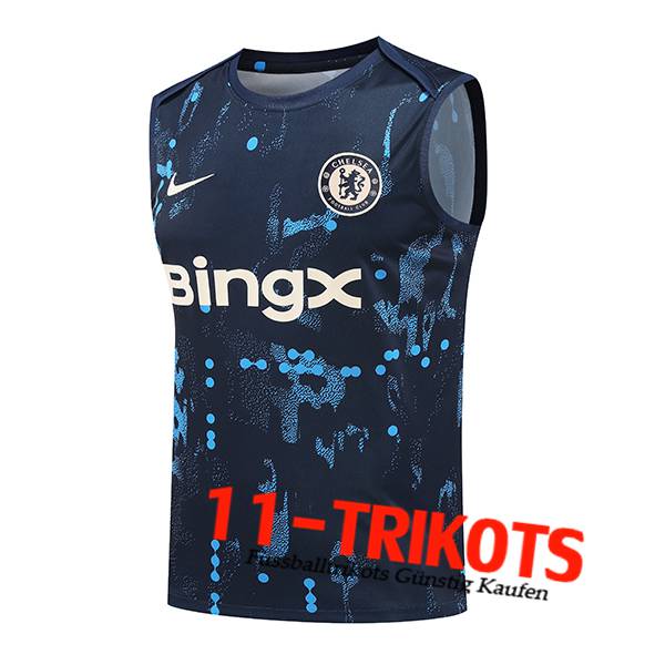 FC Chelsea Trainings-Tanktop Dunkelblau 2024/2025