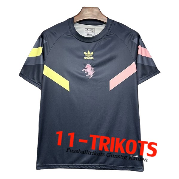 Juventus Trainingstrikot Schwarz/Rosa/Gelb 2024/2025