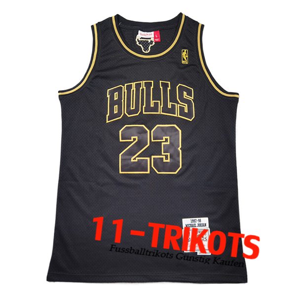 Chicago Bulls Trikot (JORDAN #23) 2024/25 Schwarz/Gelb