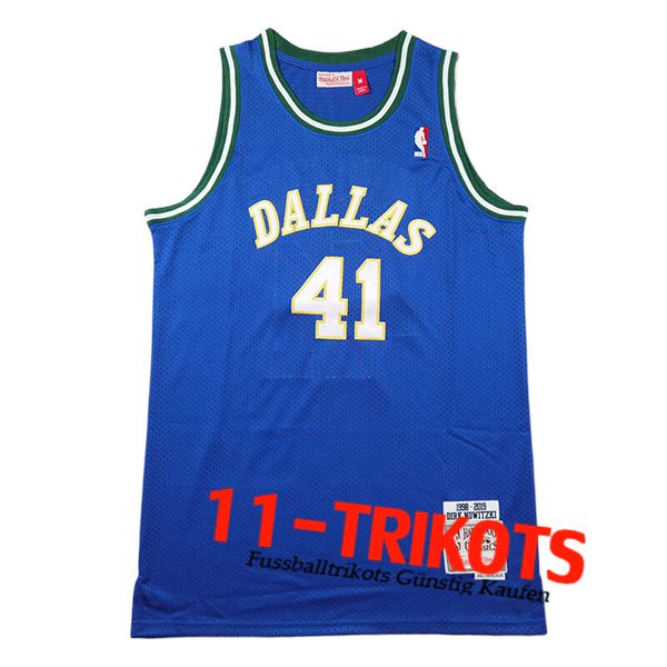 Dallas Mavericks Trikot (NOWITZKI #41) 2024/25 Blau/Weiß/Gelb