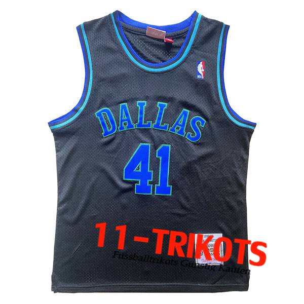 Dallas Mavericks Trikot (NOWITZKI #41) 2024/25 Schwarz/Blau