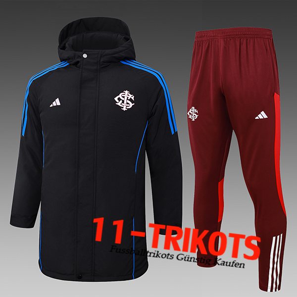 Internacional Trainingsanzug Daunenjacke Mit Kapuze Blau/Rot 2024/2025