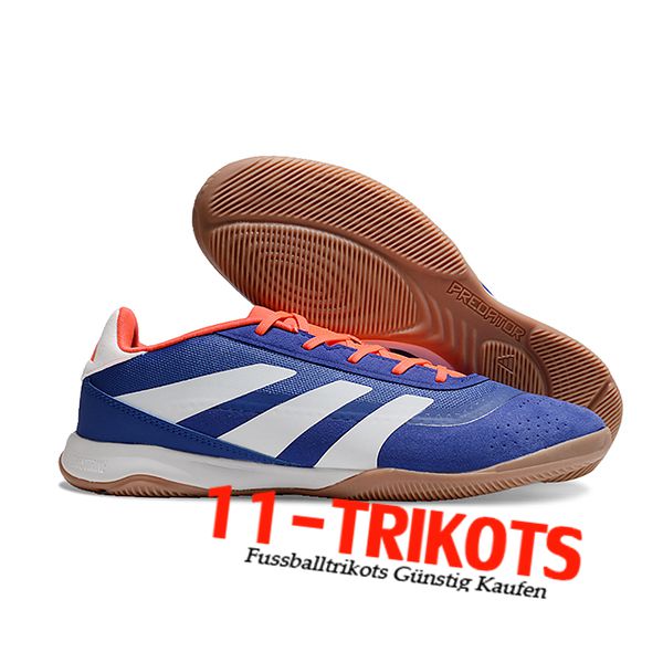 Adidas Fussballschuhe PREDATOR 24 ELITE IC BOOTS Blau/Weiß/Orange