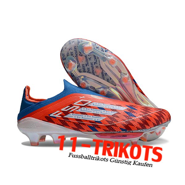 Adidas Fussballschuhe F50+ FG Orange/Schwarz/Blau