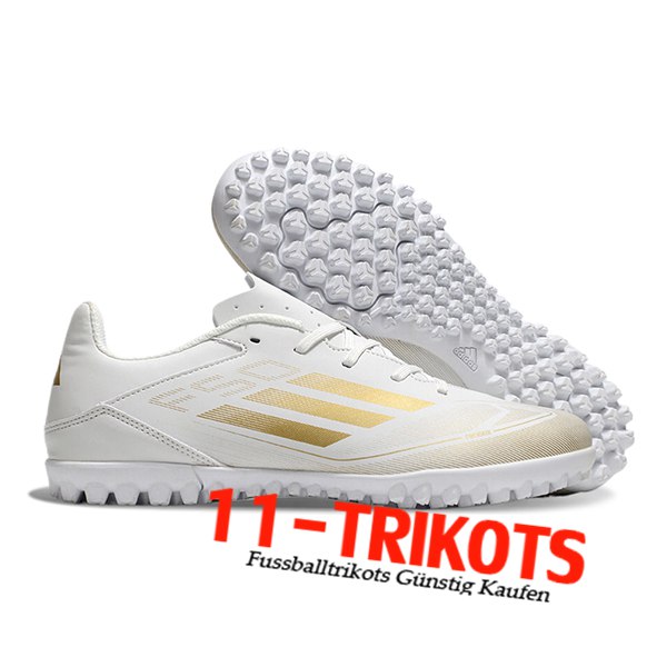 Adidas Fussballschuhe F50 CLUB TF Weiß/Gelb