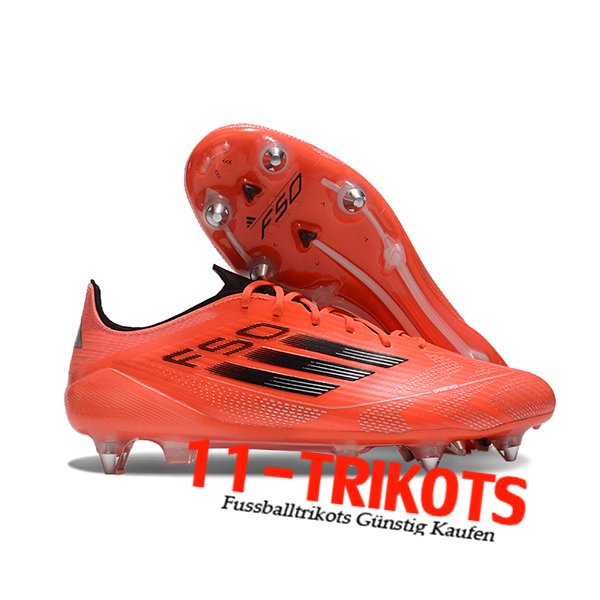 Adidas Fussballschuhe F50 ELITE SG Orange/Schwarz