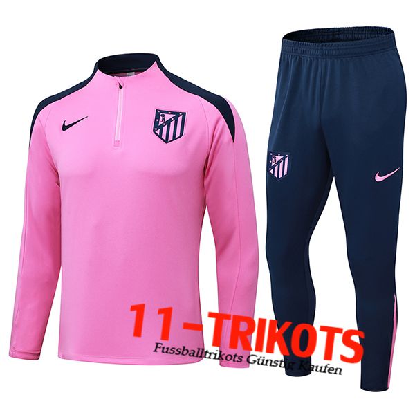 Atletico Madrid Trainingsanzug Rosa/Blau 2024/2025