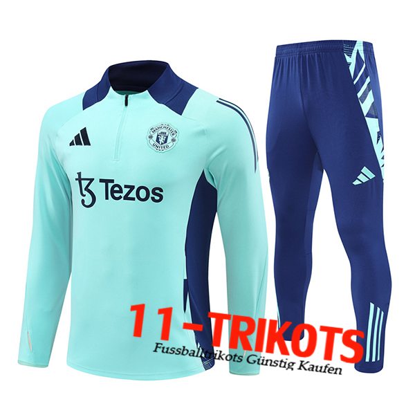 Manchester United Trainingsanzug Blau 2024/2025