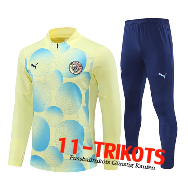 Manchester City Trainingsanzug Gelb/Blau 2024/2025