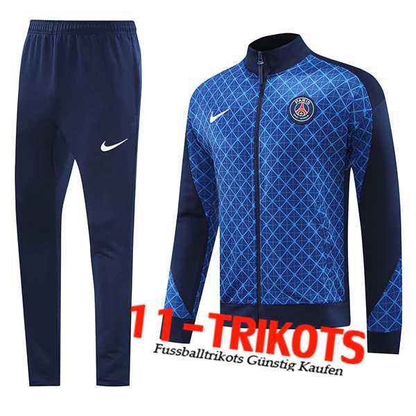 PSG Trainingsanzug Trainingsjacke Blau 2024/2025