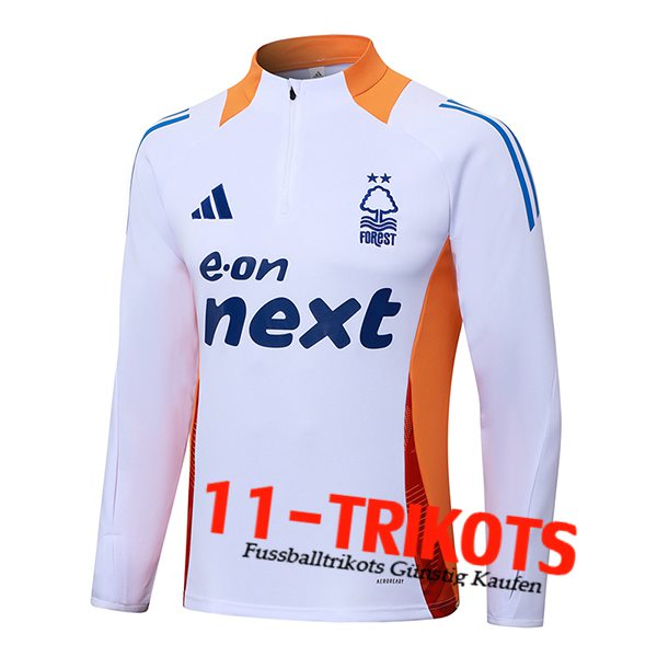 Nottingham Forest Training Sweatshirt Weiß/Orange/Blau 2024/2025