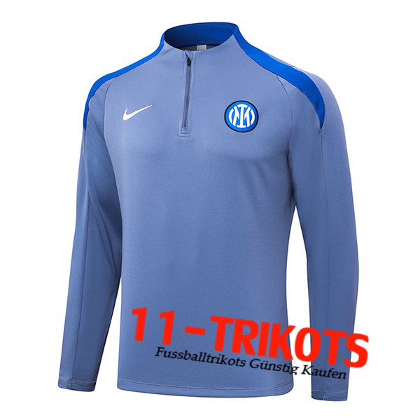 Inter Milan Training Sweatshirt Grau/Blau 2024/2025