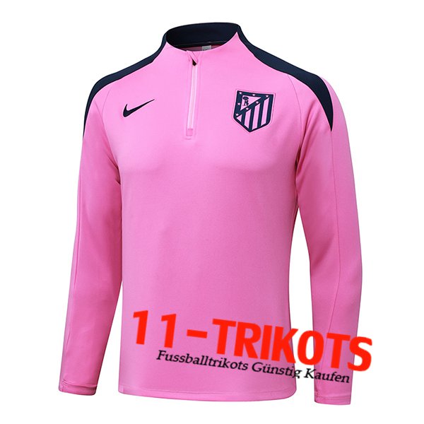 Atletico Madrid Training Sweatshirt Rosa/Blau 2024/2025