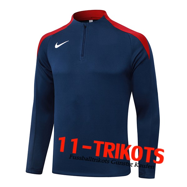 Nike Training Sweatshirt Blau/Rot 2024/2025