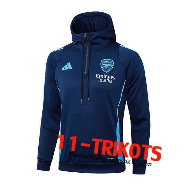 Arsenal Trainingsjacke Mit Kapuze Königsblau 2024/2025