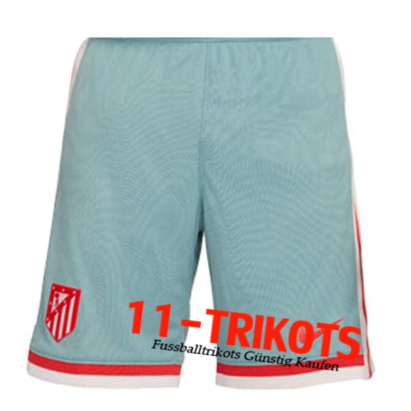 Atletico Madrid Fussball Shorts Auswärtstrikot 2024/2025