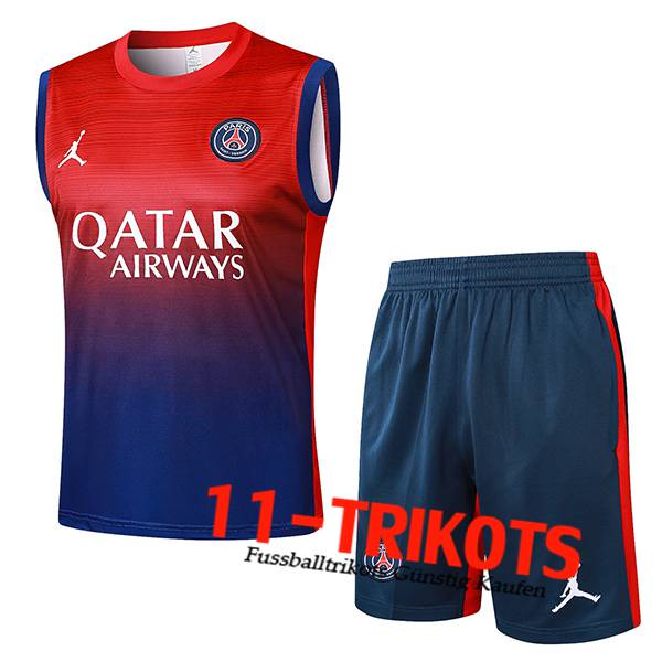 PSG Trainings-Tanktop Rot/Blau 2024/2025 -02