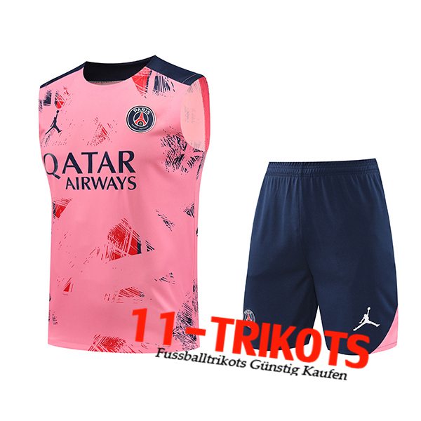 PSG Trainings-Tanktop Rosa/Blau 2024/2025