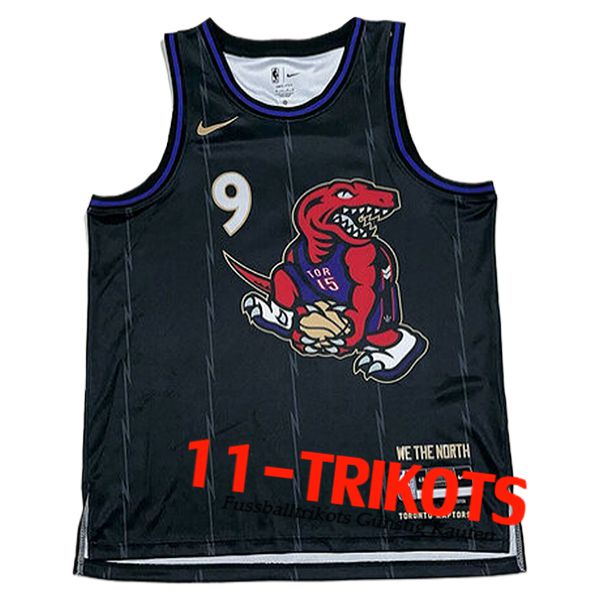 Toronto Raptors Trikot (BARRETT #9) 2024/25 Schwarz