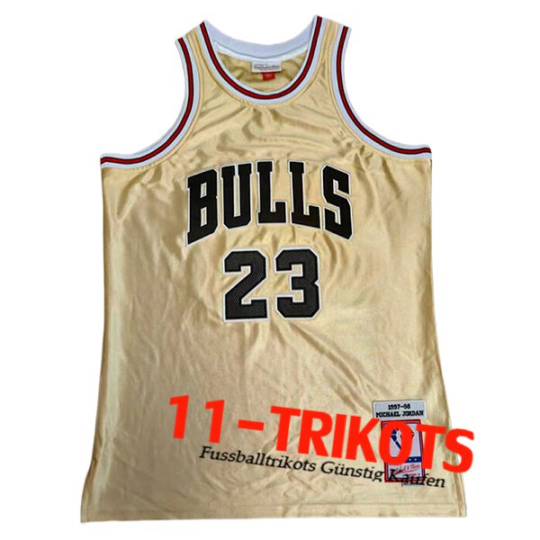 Chicago Bulls Trikot (JORDAN #23) 2024/25 Gelb/Schwarz