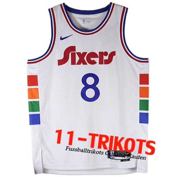 Philadelphia 76ers Trikot (GEORGE #8) 2024/25 Weiß