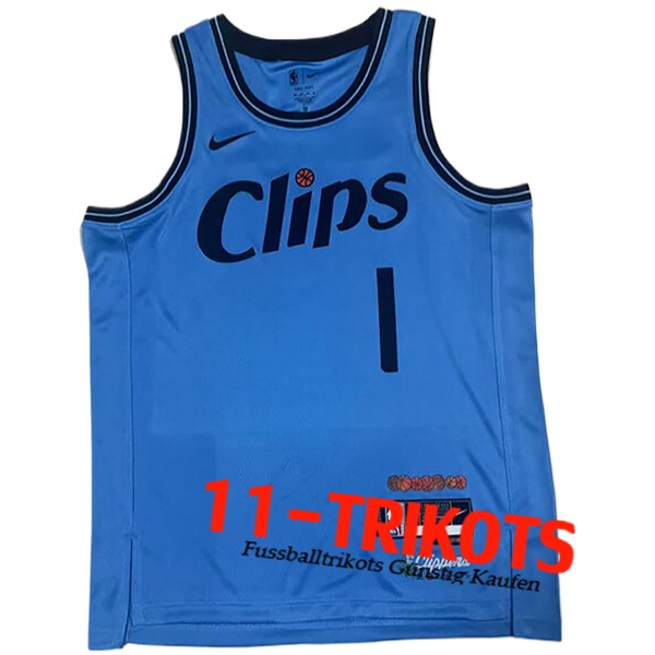 Los Angeles Clippers Trikot (HARDEN #1) 2024/25 Blau/Schwarz