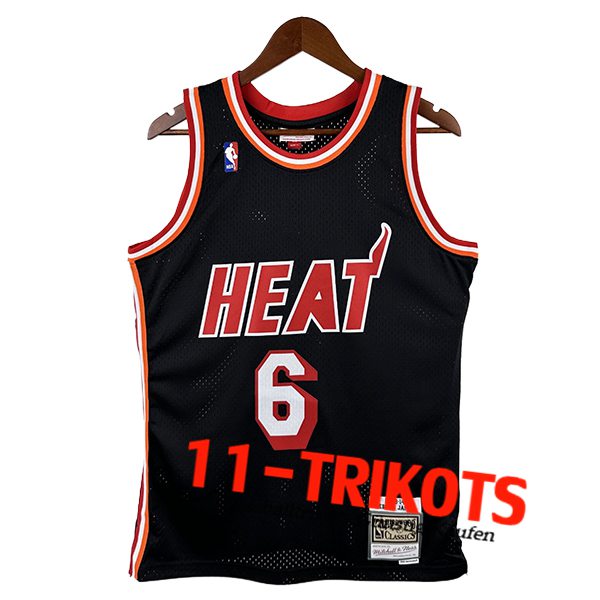 Miami Heat Trikot (JAMES #6) 2024/25 Schwarz/Rot