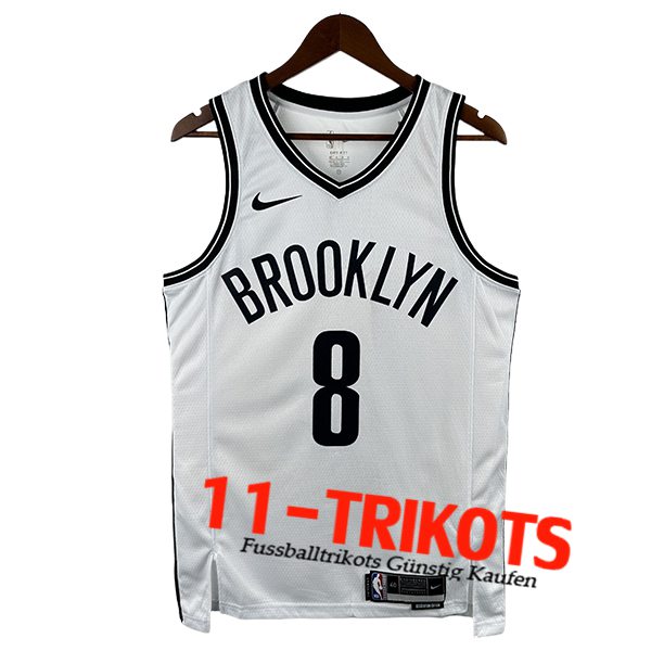 Brooklyn Nets Trikot (CUI #8) 2024/25 Weiß/Schwarz