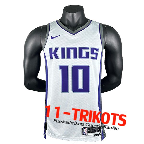 Sacramento Kings Trikot (DEROZAN #10) 2024/25 Weiß/lila/Grau