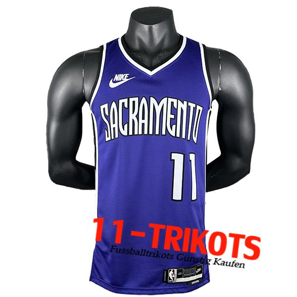 Sacramento Kings Trikot (SABONIS #11) 2024/25 lila/Weiß